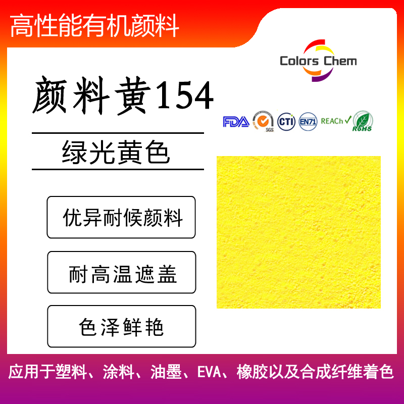 颜料黄151,139和颜料橙36,颜料红254组合替代含铅颜料